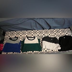 4 piece bundle -Old Navy Waffle Knit long sleeve size L 10/12; smoke free home